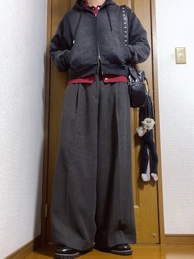 「アイテム（ショルダーバッグ）」を使った、こうへいさん（メンズ・181cm）の秋コーディネート