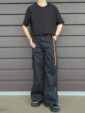 「アイテム（ベルト）」を使った、こうへいさん（メンズ・181cm）の夏コーディネート