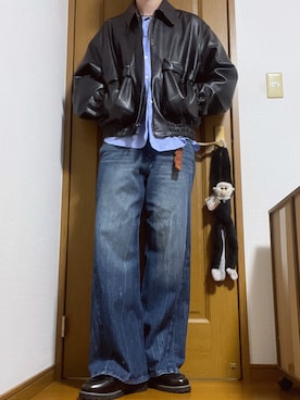 「アイテム（キーケース/キーアクセサリー）」を使った、こうへいさん（メンズ・181cm）の秋コーディネート