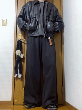 「アイテム（キーケース/キーアクセサリー）」を使った、こうへいさん（メンズ・181cm）の冬コーディネート