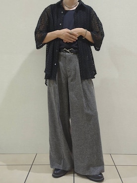 「Llife（ライフ）のアイテム」を使った、こうへいさん（メンズ・181cm）の夏コーディネート