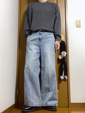 「アイテム（ベルト）」を使った、こうへいさん（メンズ・181cm）の秋コーディネート