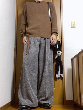 「アイテム（アクセサリー）」を使った、こうへいさん（メンズ・181cm）の秋コーディネート