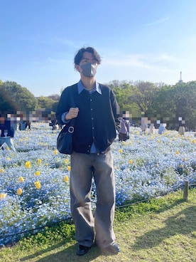 「Llife（ライフ）のアイテム」を使った、こうへいさん（メンズ・181cm）の春コーディネート