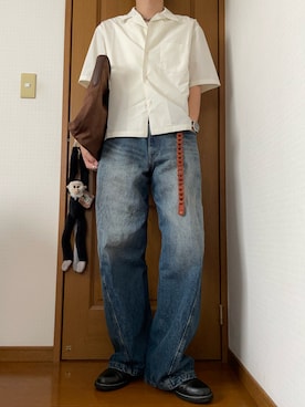 「Llife（ライフ）のアイテム」を使った、こうへいさん（メンズ・181cm）の夏コーディネート