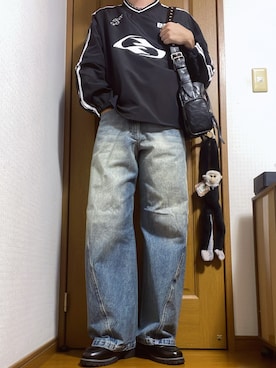 「アイテム（リング）」を使った、こうへいさん（メンズ・181cm）の秋コーディネート