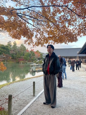 こうへいさん（メンズ・181cm）の秋コーディネート