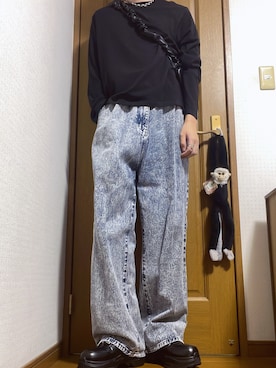 「アイテム（ショルダーバッグ）」を使った、こうへいさん（メンズ・181cm）の秋コーディネート