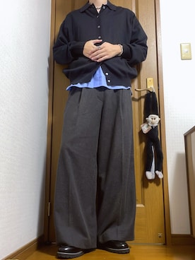 「アイテム（ブレスレット）」を使った、こうへいさん（メンズ・181cm）の秋コーディネート