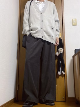 「アイテム（リング）」を使った、こうへいさん（メンズ・181cm）の秋コーディネート