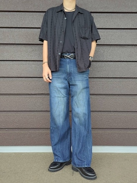 「アイテム（タンクトップ）」を使った、こうへいさん（メンズ・181cm）の夏コーディネート