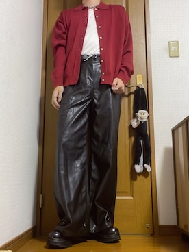 「アイテム（タンクトップ）」を使った、こうへいさん（メンズ・181cm）の秋コーディネート