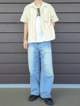 「アイテム（ファッション雑貨）」を使った、こうへいさん（メンズ・181cm）の夏コーディネート