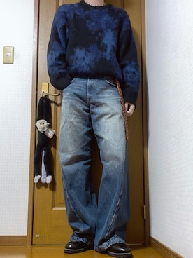 「アイテム（リング）」を使った、こうへいさん（メンズ・181cm）の冬コーディネート