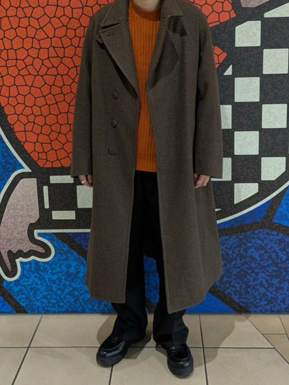 SMOOTH HERRINGBONE MAXI OVER COATを使った181cm〜190cmの人気