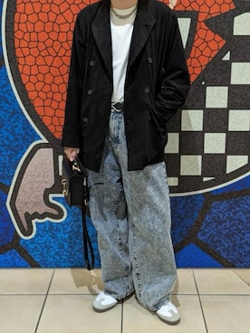 「adidas（アディダス）のサンバ OG / SAMBA OG / アディダスオリジナルス adidas Originals スニーカー（スニーカー）」を使った、こうへいさん（メンズ・181cm）の冬コーディネート