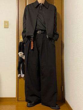「アイテム（キーケース/キーアクセサリー）」を使った、こうへいさん（メンズ・181cm）の秋コーディネート