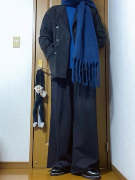 「アイテム（テーラードジャケット）」を使った、こうへいさん（メンズ・181cm）の冬コーディネート