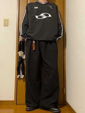 「LILL（リル）のアイテム」を使った、こうへいさん（メンズ・181cm）の春コーディネート