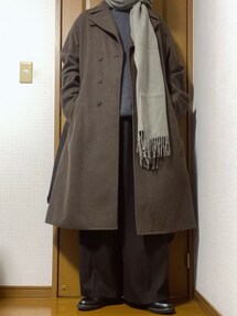 WYM LIDNM（ウィム バイ リドム）の「SMOOTH HERRINGBONE MAXI OVER