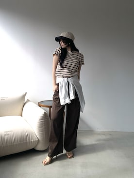 「MICA&DEAL（マイカ＆ディール）のアイテム」を使った、SAY.さん（レディース・158cm）の春コーディネート