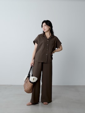 「MICA&DEAL（マイカ＆ディール）のアイテム」を使った、SAY.さん（レディース・158cm）の夏コーディネート