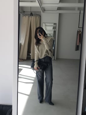 「YANUK（ヤヌーク）のアイテム」を使った、SAY.さん（レディース・158cm）の冬コーディネート