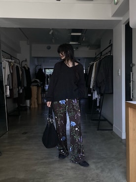 「花柄パンツ」｜SAY.さん（レディース・158cm）の秋コーディネート