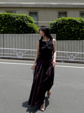 「アイテム（タンクトップ）」を使った、SAY.さん（レディース・158cm）の夏コーディネート