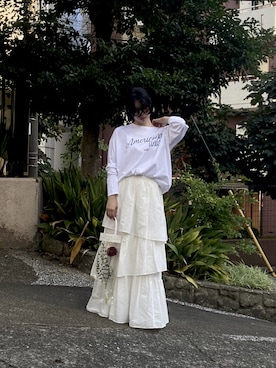 「アイテム（スカート）」を使った、SAY.さん（レディース・158cm・30代）の夏コーディネート