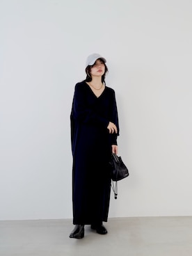 「キャップ女子」｜SAY.さん（レディース・158cm）の秋コーディネート