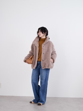 「着回しコーデ」｜SAY.さん（レディース・158cm）の冬コーディネート