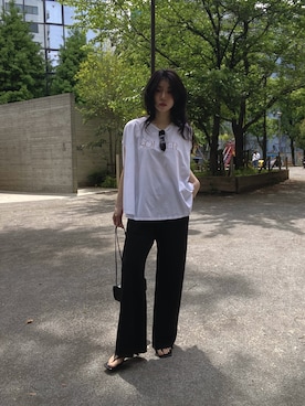 「MICA&DEAL（マイカ＆ディール）のアイテム」を使った、SAY.さん（レディース・158cm）の夏コーディネート