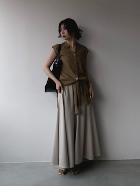 「MICA&DEAL（マイカ＆ディール）のアイテム」を使った、SAY.さん（レディース・158cm）の秋コーディネート