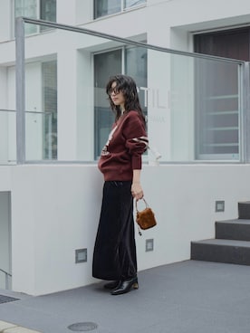 「marmors（マルモア）のアイテム」を使った、SAY.さん（レディース・158cm）の秋コーディネート