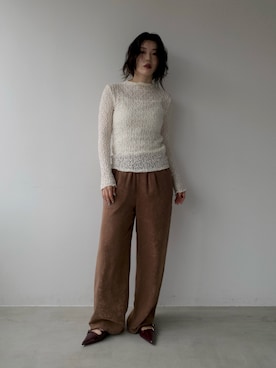 「MICA&DEAL（マイカ＆ディール）のアイテム」を使った、SAY.さん（レディース・158cm）の秋コーディネート
