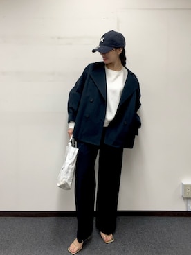 「マイカアンドディール」｜「アイテム（ジャケット/アウター）」を使った、SAY.さん（レディース・158cm）の冬コーディネート