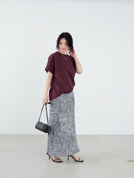 「MICA&DEAL（マイカ＆ディール）のアイテム」を使った、SAY.さん（レディース・158cm）の夏コーディネート