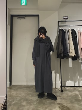 「アイテム（ワンピース）」を使った、SAY.さん（レディース・158cm）の秋コーディネート