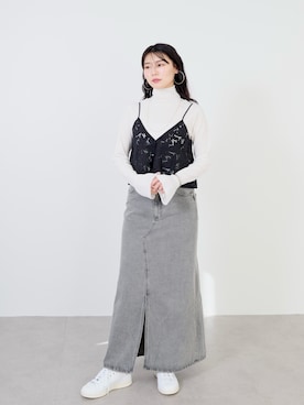 「TICCA（ティッカ）のアイテム」を使った、SAY.さん（レディース・158cm）の冬コーディネート
