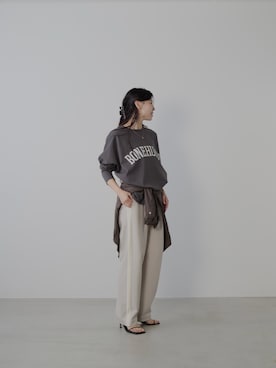 「MICA&DEAL（マイカ＆ディール）のアイテム（パンツ）」を使った、SAY.さん（レディース・158cm）の秋コーディネート