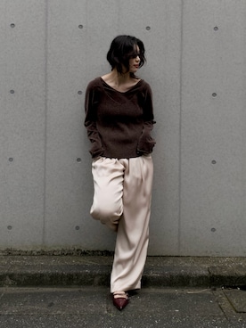 「MICA&DEAL（マイカ＆ディール）のアイテム」を使った、SAY.さん（レディース・158cm）の秋コーディネート