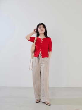 「アイテム（パンツ）」を使った、SAY.さん（レディース・158cm・30代）の夏コーディネート
