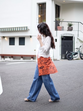 「BINDU（ビンドゥー）のアイテム」を使った、SAY.さん（レディース・158cm）の夏コーディネート