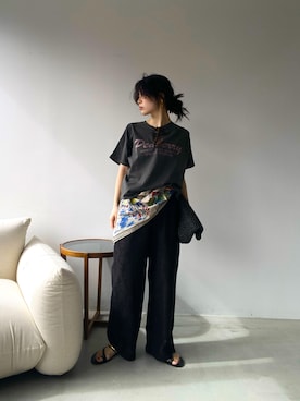 「BINDU（ビンドゥー）のアイテム」を使った、SAY.さん（レディース・158cm）の夏コーディネート
