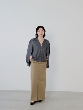 「アイテム（ニット/セーター）」を使った、SAY.さん（レディース・158cm・30代）の夏コーディネート