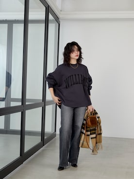 「アイテム（スウェット）」を使った、SAY.さん（レディース・158cm・30代）の秋コーディネート