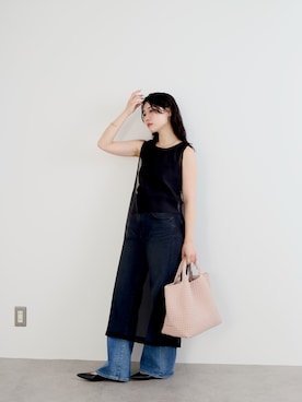 「シースルーワンピース」｜SAY.さん（レディース・158cm）の夏コーディネート