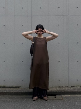 「秋コーデ」｜「アイテム（ワンピース/ドレス）」を使った、SAY.さん（レディース・158cm）の夏コーディネート