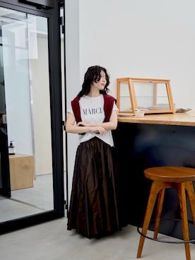 「アイテム（ニット/セーター）」を使った、SAY.さん（レディース・158cm・30代）の夏コーディネート